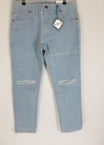 Fairplay distressed frayed Jeans size 32x27 NWT
